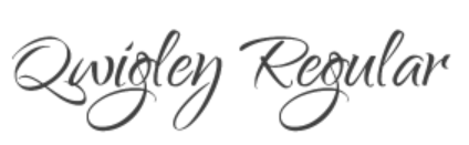 Шрифт Qwigley Regular