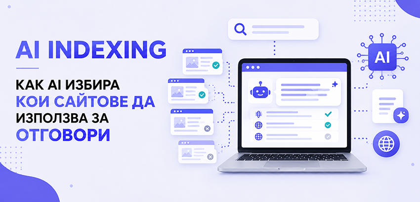 AI indexing - как AI избира кои сайтове да използва за отговори