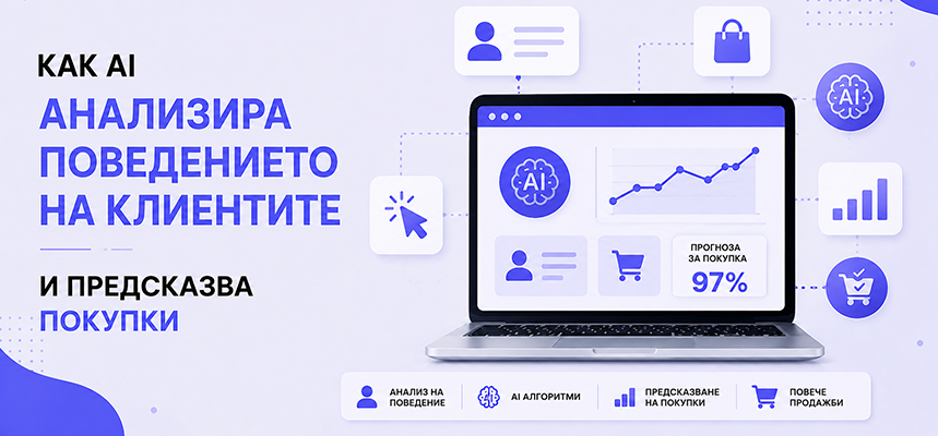 Как AI анализира поведението на клиентите и предсказва покупки