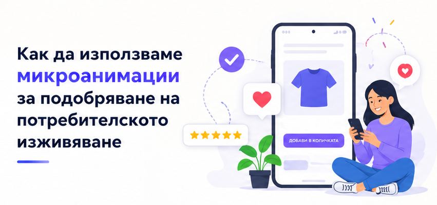 Как да използваме микроанимации за подобряване на потребителското изживяване
