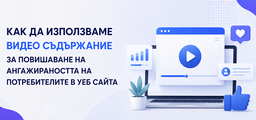 Как да използваме видео съдържание за повишаване на ангажираността на потребителите в уеб сайта