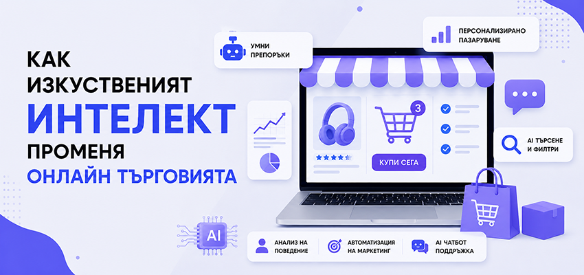 Как изкуственият интелект променя онлайн търговията