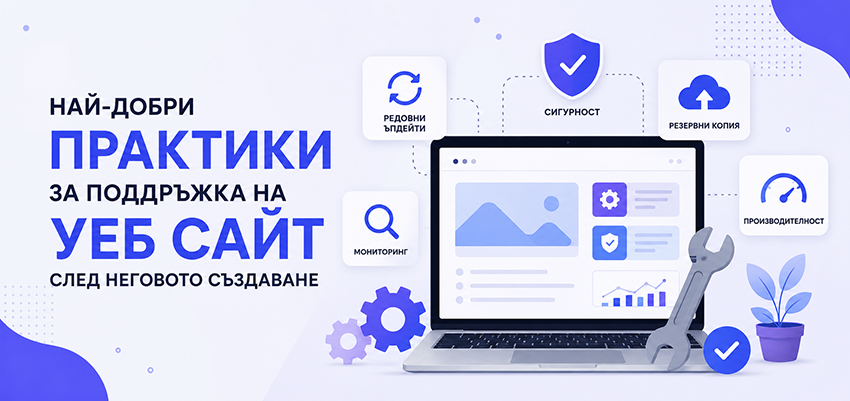 Най-добри практики за поддръжка на уеб сайт след неговото създаване