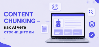 Content chunking - как AI чете страниците ви