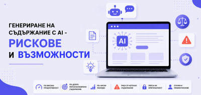 Генериране на съдържание с AI - рискове и възможности