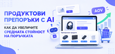 Продуктови препоръки с AI - как да увеличите средната стойност на поръчката
