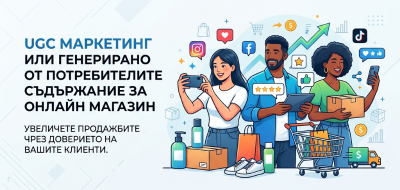 UGC маркетинг или генерирано от потребителите съдържание за онлайн магазин