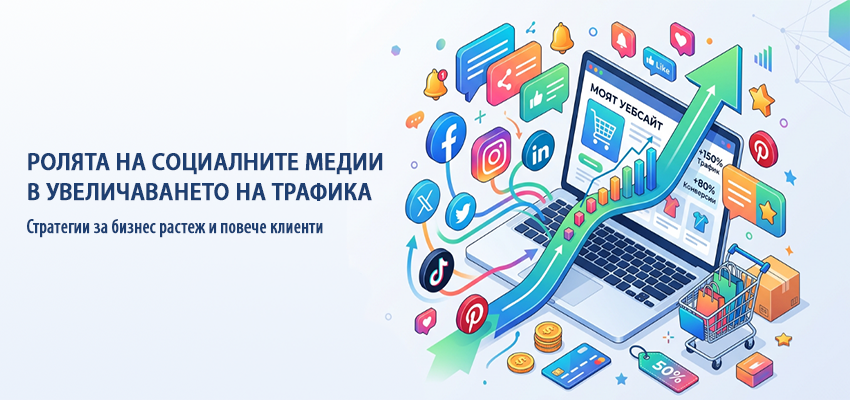 Ролята на социалните медии в увеличаването на трафика към вашия сайт