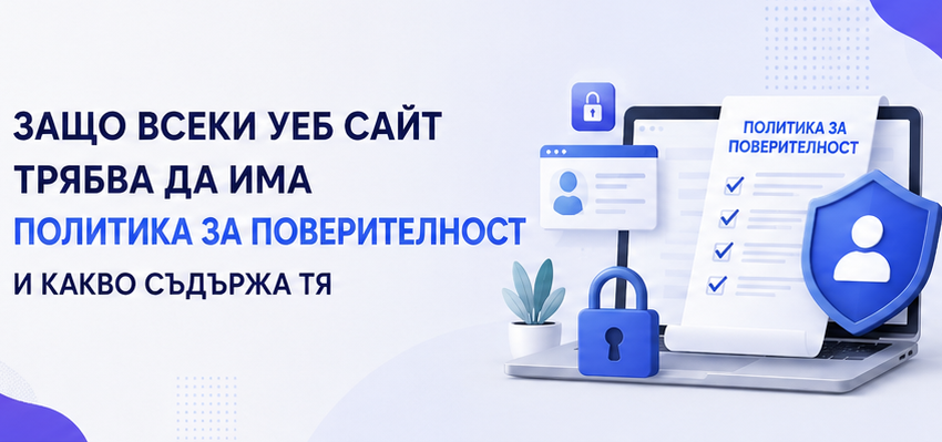 Защо всеки уеб сайт трябва да има политика за поверителност и какво съдържа тя